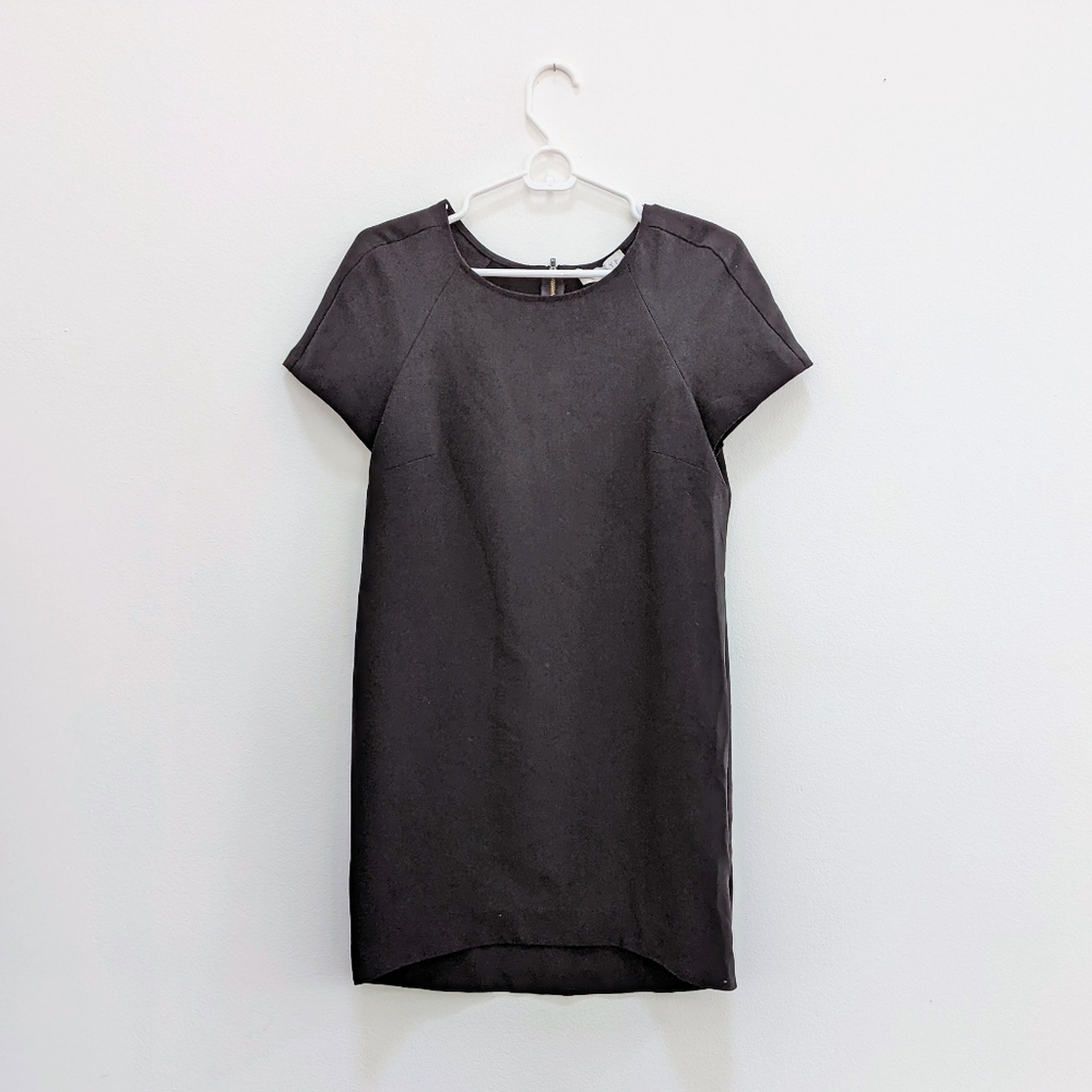 Wayf Black T-shirt Mini Dress